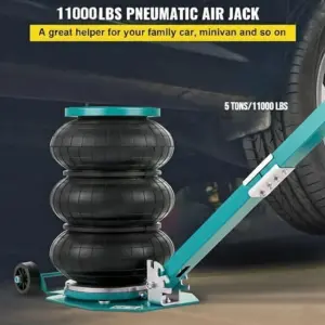 Elephant Heavy Duty Triple Air Bag Pneumatic Balloon Jack 11000lbs Quick Lift 5 Ton
