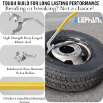Elephant Tire Mount Demount Tool Kit Steel Manual Tire Changer w/Bead Keeper, Tubeless Truck Bead Breaker Tyre Opner TMDT