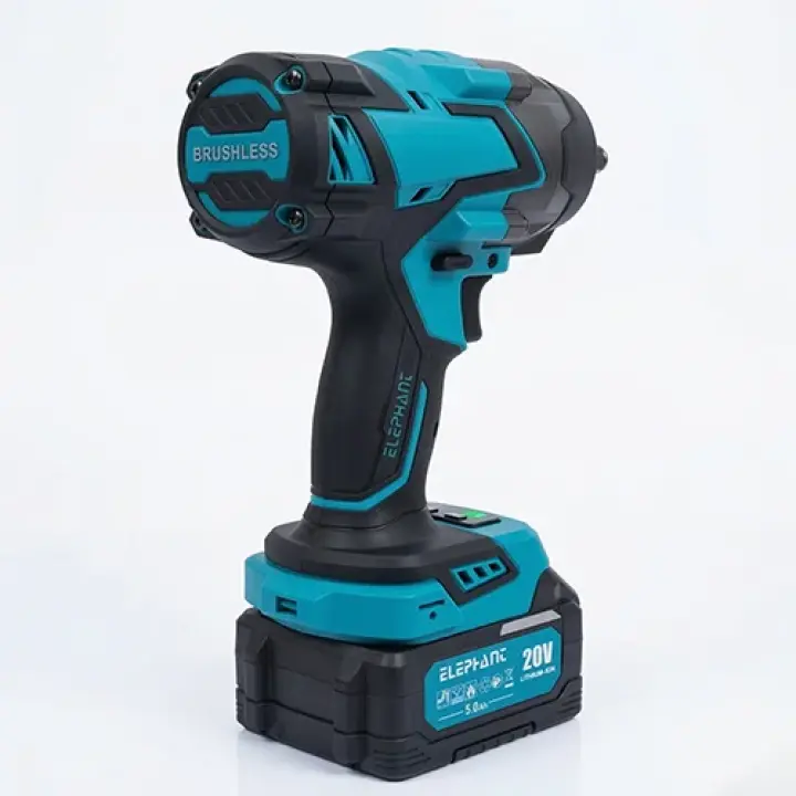 Elephant Heavy Duty 20V Cordless Impact Wrench with 2 Batteries | Build-In LED Lights | Forward & ReverseSwitch BW-1000.