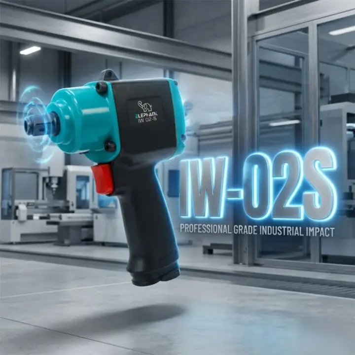 Elephant 1/2″ Twin Hammer Air Impact Wrench (IW-02S) 520 NM. Torque