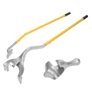 Elephant Tire Mount Demount Tool Kit Steel Manual Tire Changer w/Bead Keeper, Tubeless Truck Bead Breaker Tyre Opner TMDT