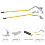 Elephant Tire Mount Demount Tool Kit Steel Manual Tire Changer w/Bead Keeper, Tubeless Truck Bead Breaker Tyre Opner TMDT