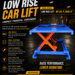 Bull Bear Low Rise Car Lift 4 Ton – BBLRLP20004T