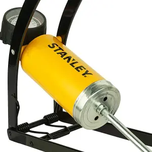 Stanley STHT80894-1 High Pressure Cylindrical Pedal Pump Tyre Inflator