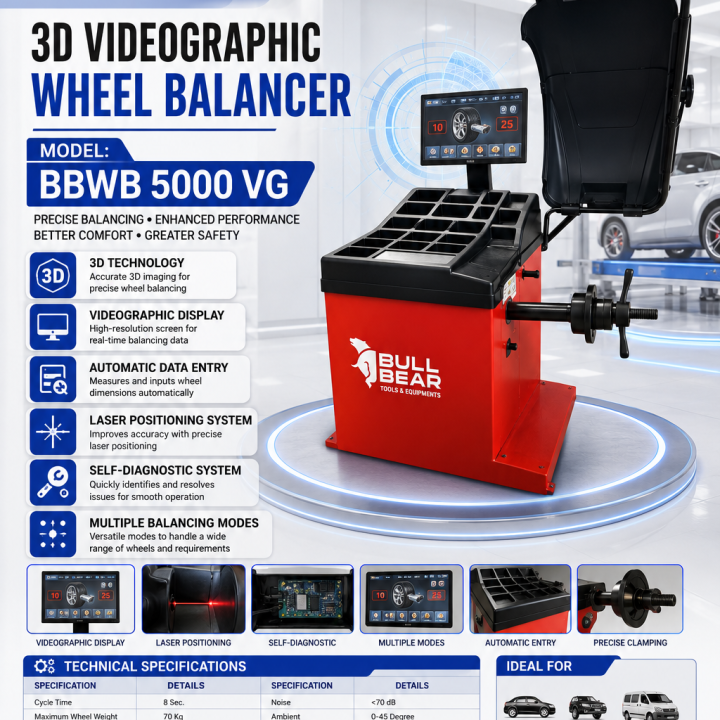 3D Videographic Wheel Balancer BBWB5000VG