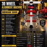 Bull Bear 3D Wheel Alignment Machine BBWA5000