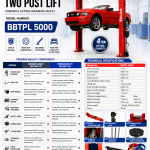Two Post Lift BBTPL5000