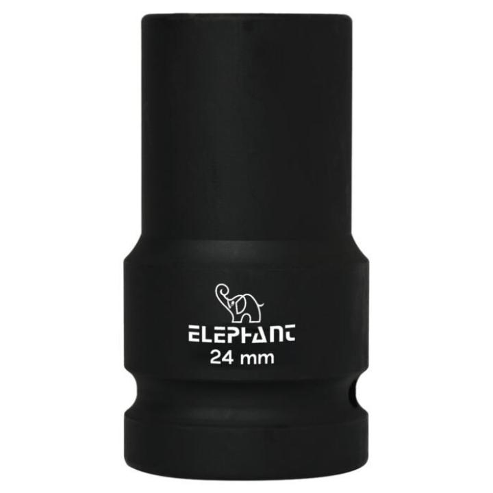 Elephant 1″ Square Drive 6-Point STD Impact Sockets Size 24mm, Length 90mm