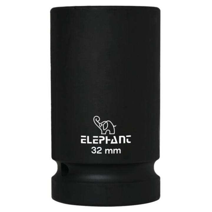 Elephant 1″ Square Drive 6-Point STD Impact Sockets Size 32mm, Length 90mm