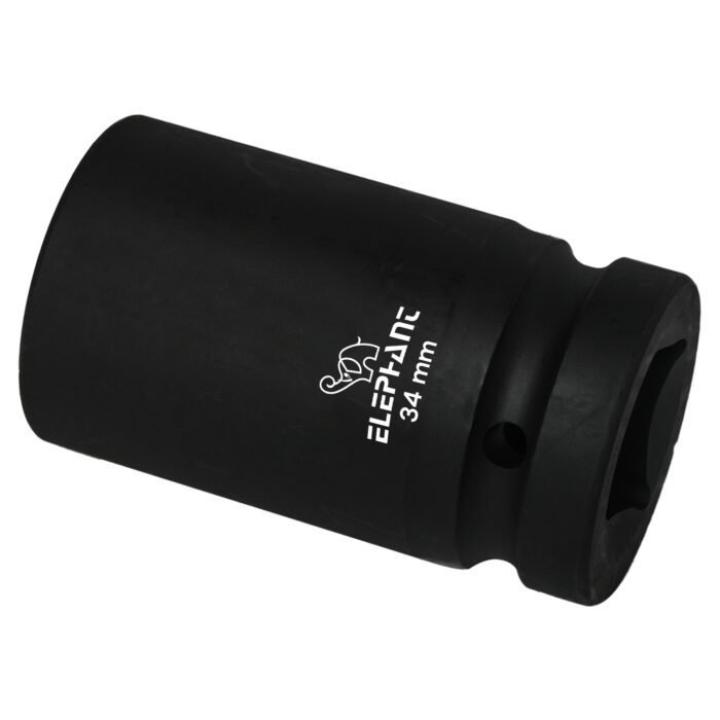Elephant 1″ Square Drive 6-Point STD Impact Sockets Size 34mm, Length 90mm