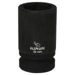 Elephant 1″ Square Drive 6-Point STD Impact Sockets Size 36mm, Length 90mm