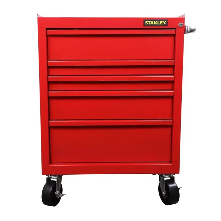 STANLEY 5 Drawer Eco Roller Cabinet Red, STST74422-8