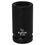 Elephant 1″ Square Drive 6-Point STD Impact Sockets Size 27mm, Length 90mm