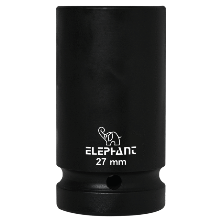 Elephant 1″ Square Drive 6-Point STD Impact Sockets Size 27mm, Length 90mm