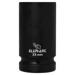 Elephant 1″ Square Drive 6-Point STD Impact Sockets Size 33mm, Length 90mm