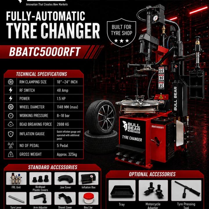 Fully Automatic Tyre Changer BBATC5000RFT