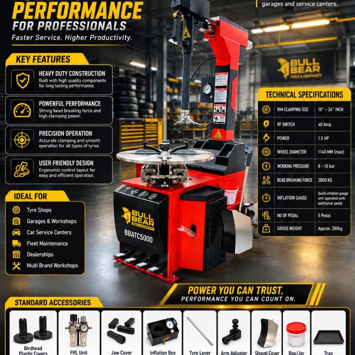 Fully Automatic Tyre Changer BBATC5000